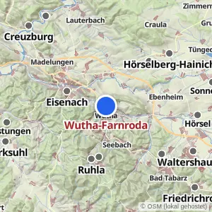 Kartenvorschau Wutha-Farnroda