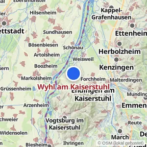 Kartenvorschau Wyhl am Kaiserstuhl