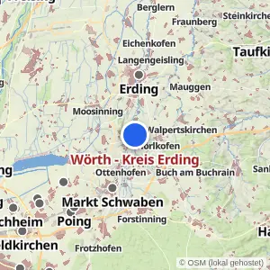 Kartenvorschau Wörth - Kreis Erding