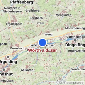 Kartenvorschau Wörth a.d.Isar