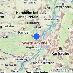 Kartenvorschau Wörth am Rhein