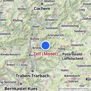 Kartenvorschau Zell (Mosel)