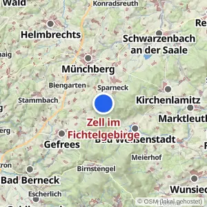Kartenvorschau Zell im Fichtelgebirge