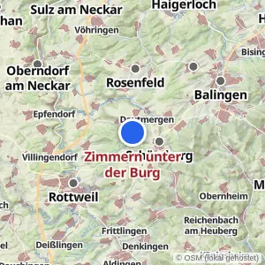 Kartenvorschau Zimmern unter der Burg