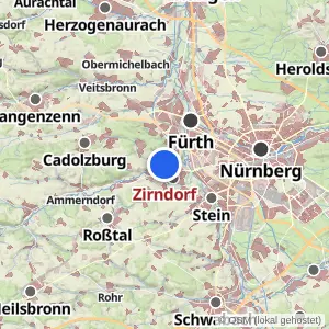Kartenvorschau Zirndorf