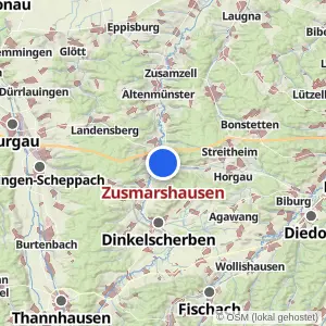 Kartenvorschau Zusmarshausen