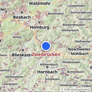 Kartenvorschau Zweibrücken