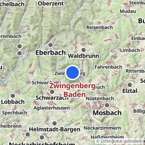 Kartenvorschau Zwingenberg - Baden