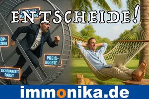 Ein Werbebanner für immonika.de - das Immobilienportal an Deiner Seite