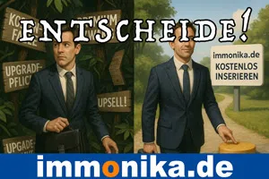 Ein Werbebanner für immonika.de - das Immobilienportal an Deiner Seite