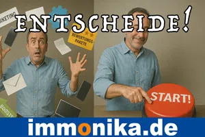 Ein Werbebanner für immonika.de - das Immobilienportal an Deiner Seite