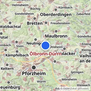 Kartenvorschau Ölbronn-Dürrn